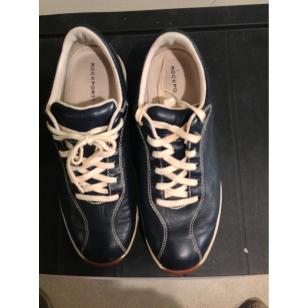 Rockport Blue Leather Casual Shoes Size 11